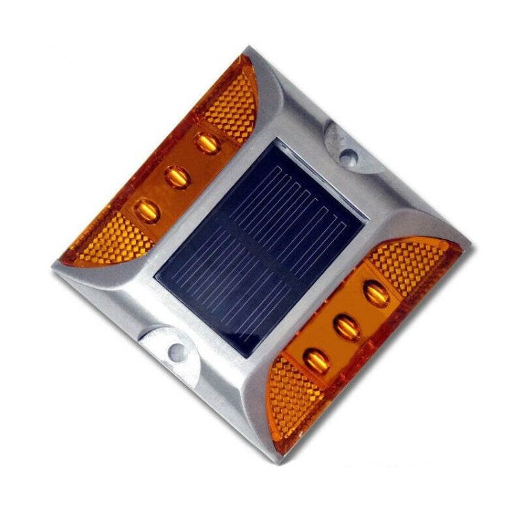 Solar Square Road Stud Light Car Guidance Light Road Deceleration Light, Constantly Bright Version, Constantly Bright Version