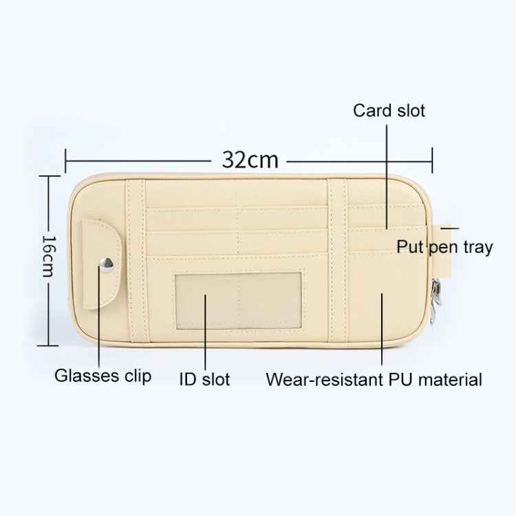 Universal Car Multi-functional Sun Visor Card Clip Bags Glasses Bill Clip Holder