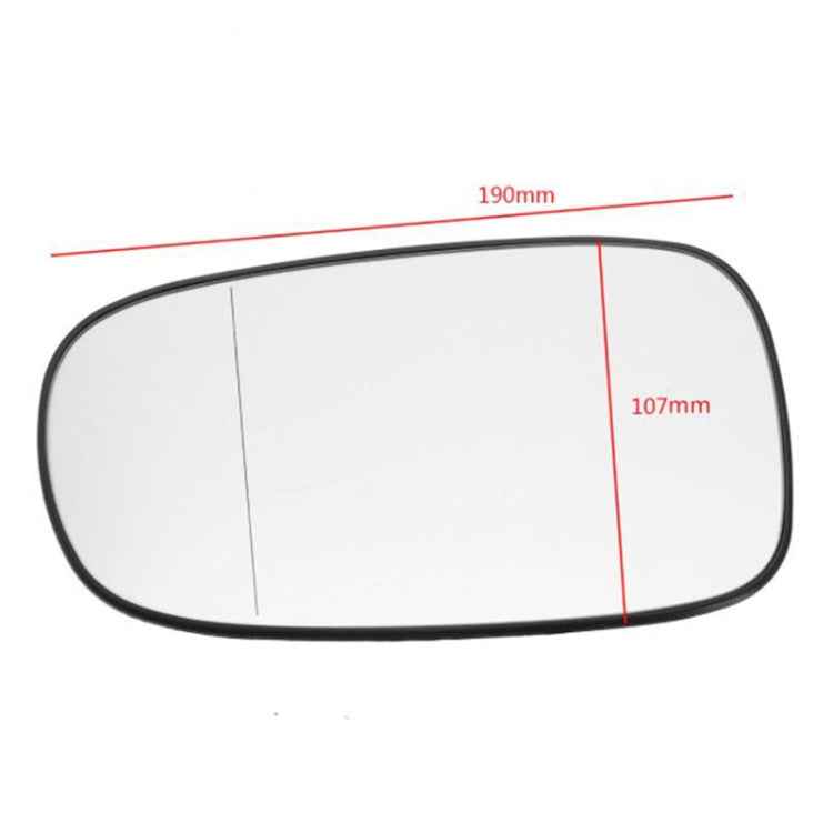 Car Right Side Wide-angle Rearview Mirror 30496 for Saab 93 2003-2010, Right Drive