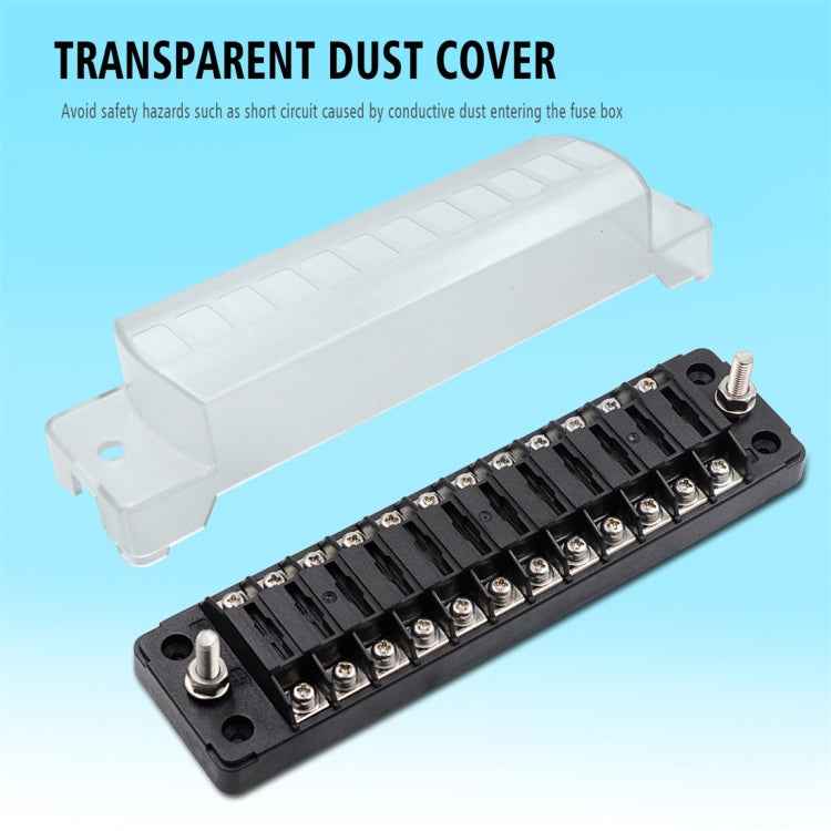 CS-978A2 FB1902 1 In 12 Out Independent Positive Negative Fuse Box without Fuse Piece for Auto Car Truck Boat