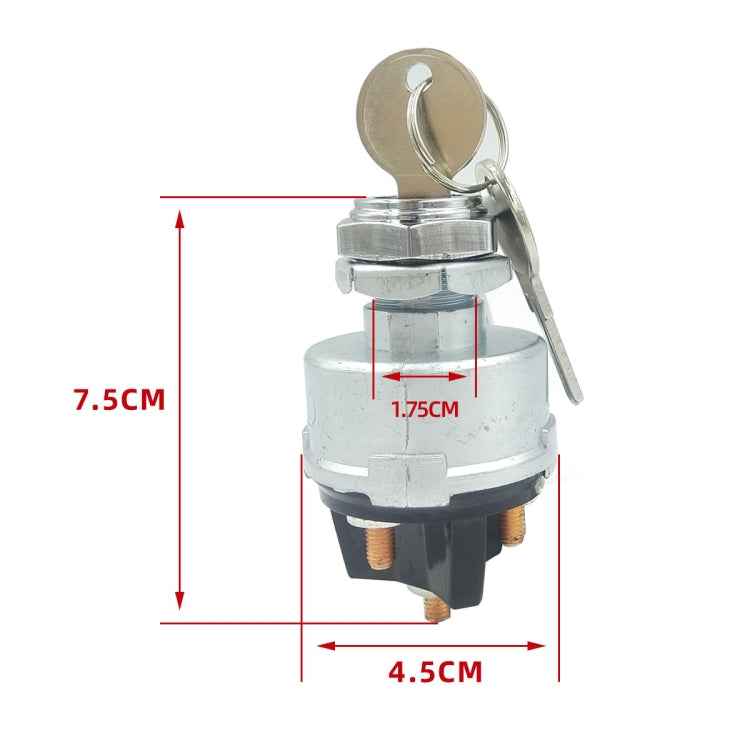 Engineering Vehicle General Modified 4-position Ignition Starter Switch