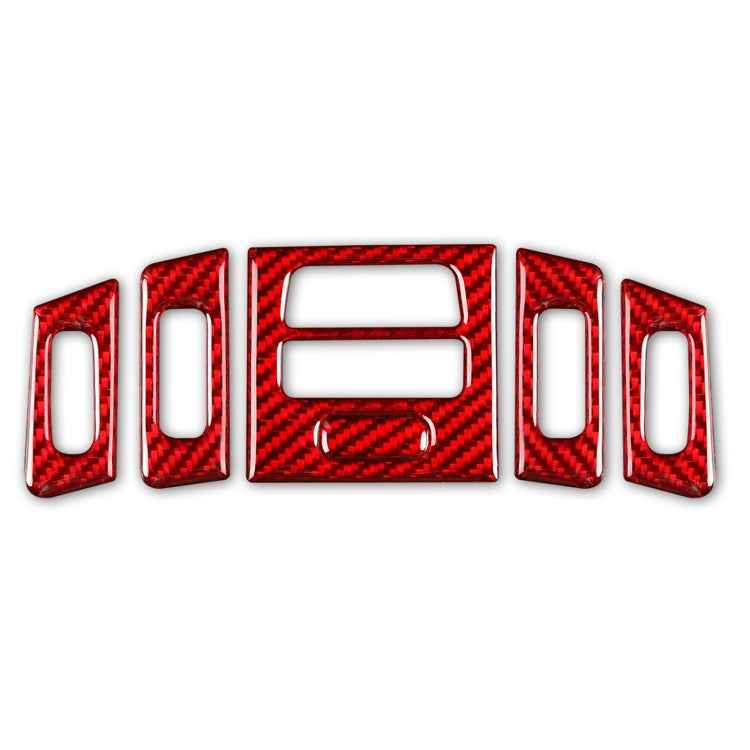 6pcs/Set For BMW 3 Series E90 High Matching Carbon Fiber Car Air Outlet Decorative Sticker,Left and Right Drive Universal, High Matching Car Air Outlet