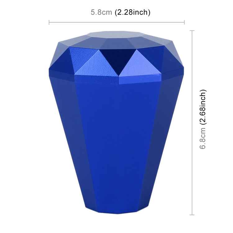 Universal Car Diamond Shape Metal Gear Shift Knob