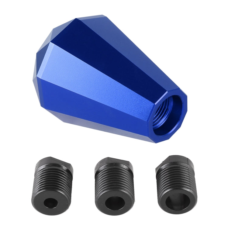 Universal Car Diamond Shape Metal Gear Shift Knob, Blue, Purple, Red, Silver, Black