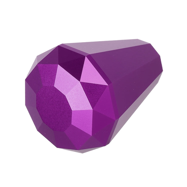 Universal Car Diamond Shape Metal Gear Shift Knob, Purple, Red, Silver, Black, Blue