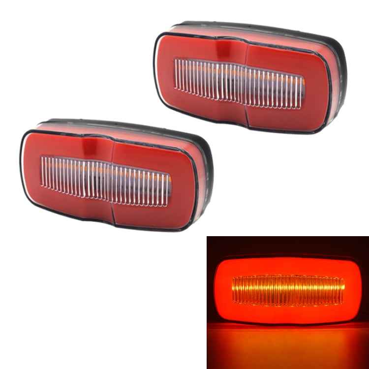 2 PCS MK-190 Truck LED Side Marker Light, MK-190 (Red Light), MK-190 (White Light), MK-190 (Yellow Light)