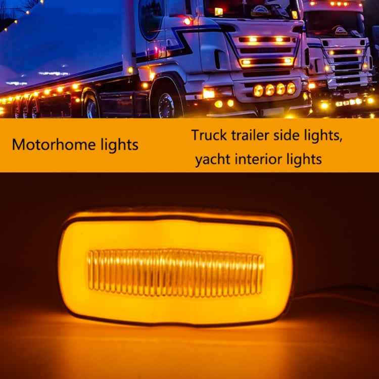 2 PCS MK-190 Truck LED Side Marker Light, MK-190 (Red Light), MK-190 (White Light), MK-190 (Yellow Light)