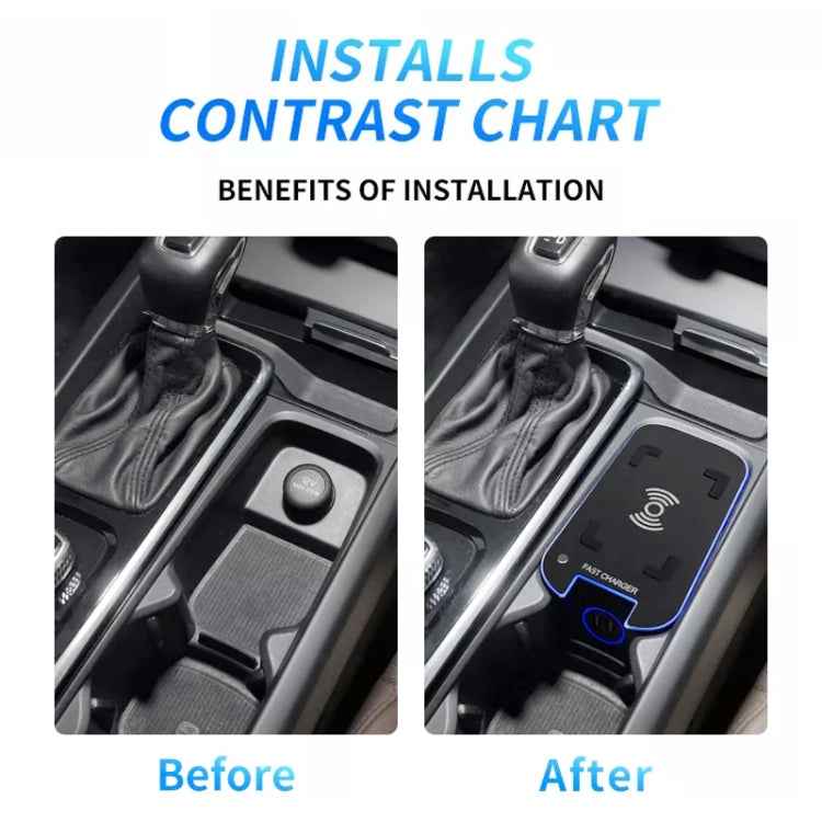 Car 15W Wireless Charger for Volvo XC60 / XC90