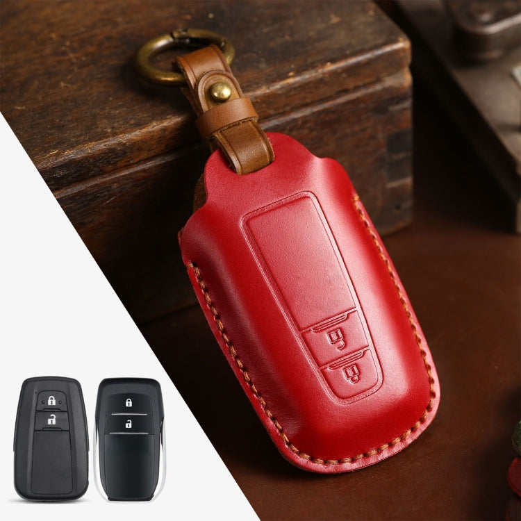 For Toyota Car Cowhide Leather Key Protective Cover Key Case, Two Keys Version, For Toyota, Two Keys Version, For Toyota , Two Keys Version, For Toyota,Two Keys Version