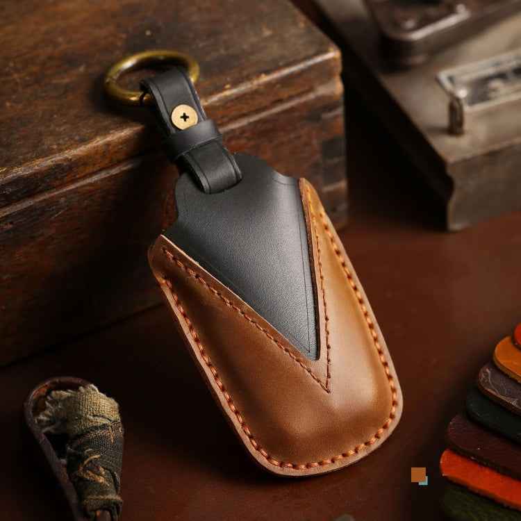 For Toyota Car Cowhide Leather Key Protective Cover Key Case, Two Keys Version, For Toyota, Two Keys Version, For Toyota,Two Keys Version, For Toyota , Two Keys Version