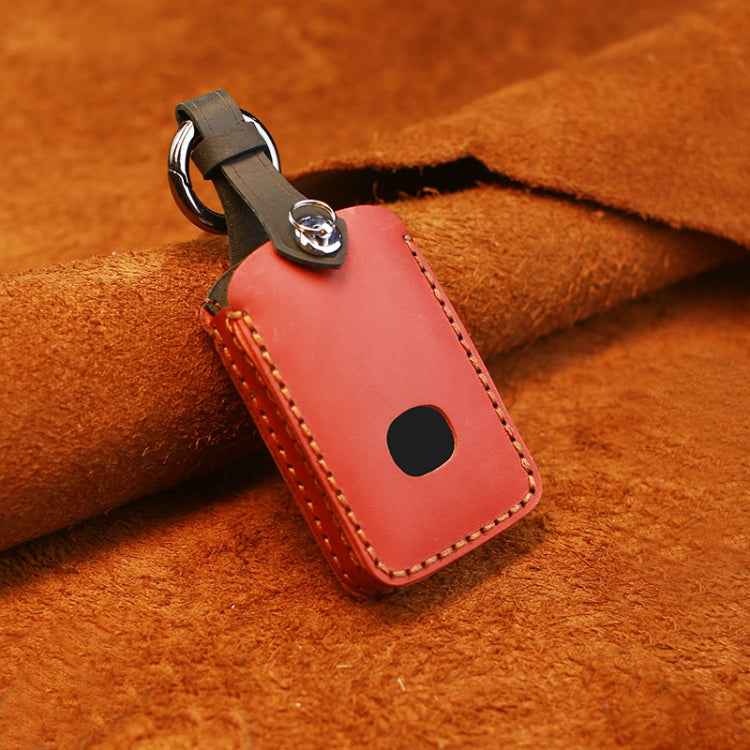 For Mazda New Style Car Cowhide Leather Key Protective Cover Key Case