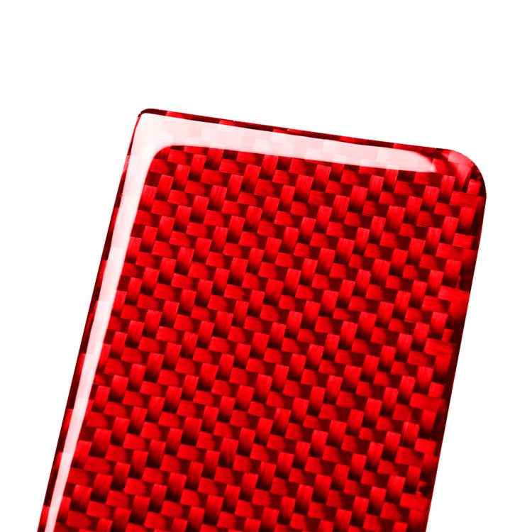 4 PCS Set for Honda CRV 2007-2011 Carbon Fiber Car Inner Armrest Gasket Decorative Sticker,Left and Right Drive Universal