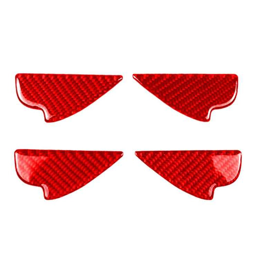 Car Carbon Fiber Inside Door Bowl Decorative Sticker for Mazda CX-5 2013-2018, Left and Right Drive