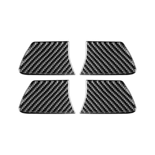Car Carbon Fiber Inside Door Bowl Decorative Sticker for Toyota Highlander 2014-2019, Left Drive