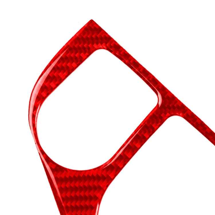 Car Carbon Fiber Gear Panel Decorative Sticker for Infiniti Q50 2014-2020, Left Drive