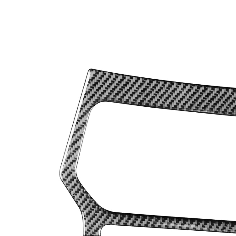 Car Carbon Fiber Navigation Panel Decorative Sticker for Ford Explorer 2016-2019, Left Drive, Navigation Panel