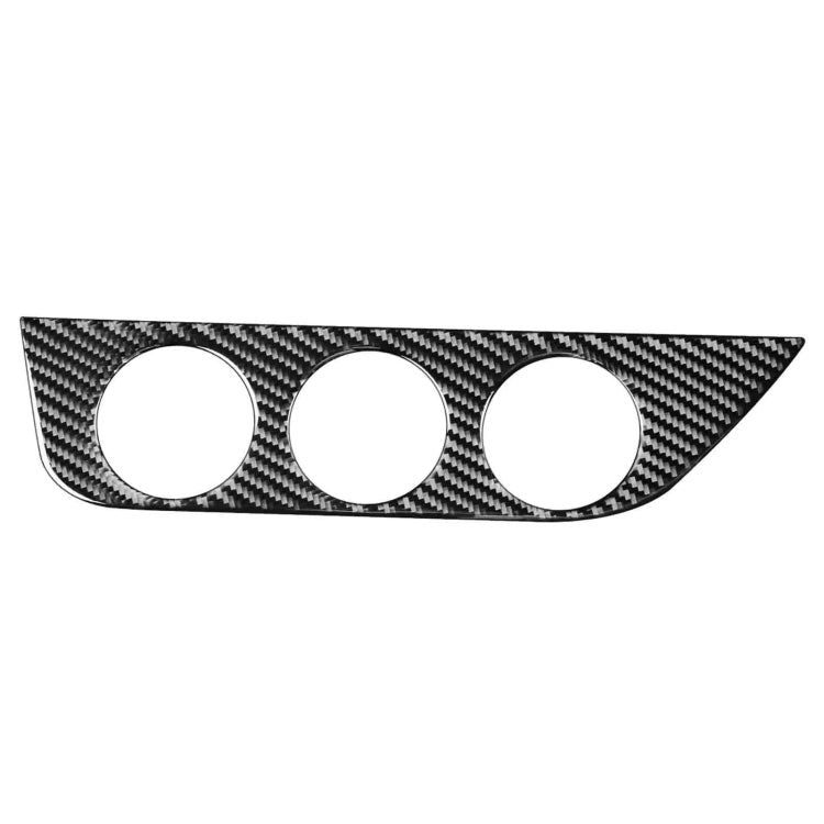 Car Carbon Fiber Air Conditioning Switch Panel Decorative Sticker for Toyota Corolla / Levin 2014-2018, Left Drive, Air Conditioning Switch Panel, Left Drive