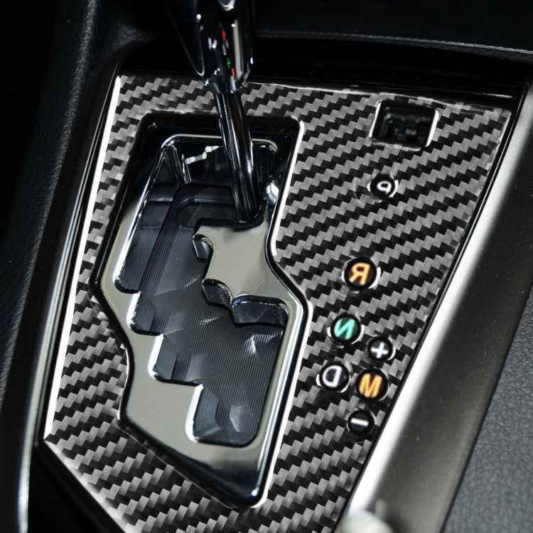 Car Carbon Fiber Gear Panel Decorative Sticker for Toyota Corolla / Levin 2014-2018, Right Drive