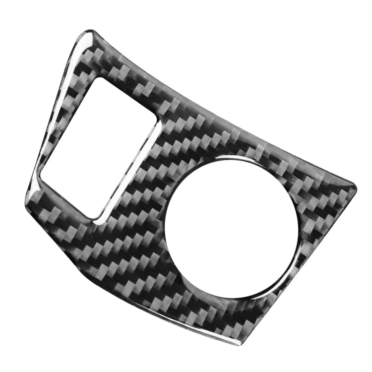 Car Carbon Fiber Steering Wheel Button Frame Decorative Sticker for Toyota Corolla / Levin 2014-2018, Left and Right Drive Universal