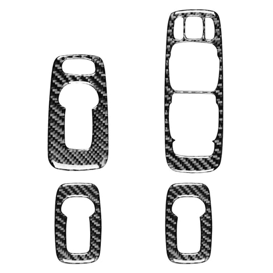 4 in 1 Car Carbon Fiber Door Set B Decorative Sticker for Volvo XC90 2003-2014, Right Drive, Door Set B, Right Drive