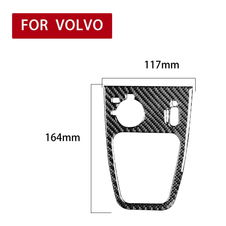 Car Carbon Fiber Headlight Control Decorative Sticker for Volvo XC90 2003-2014, Left and Right Drive Universal, Headlight Control