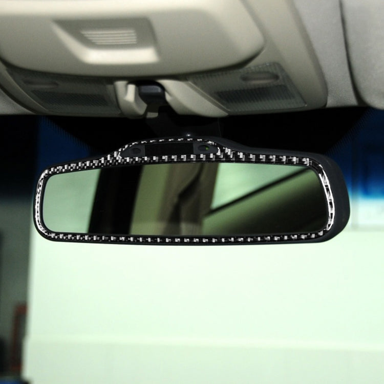 Car Carbon Fiber Rearview Mirror Decorative Sticker for Volvo XC90 2003-2014, Left and Right Drive Universal, Rearview Mirror