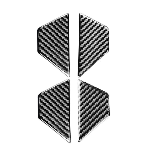 Car Carbon Fiber Inner Door Bowl Decorative Sticker for Audi A6L / A7 2019-, Left and Right Drive Universal, Inner Door Bowl