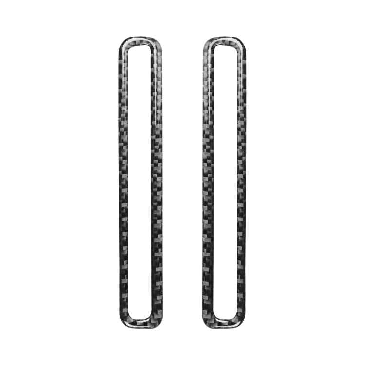 Carbon Fiber Car Door Air Outlet Decorative Sticker for Dodge Challenger 2015 to Now, Left Driving