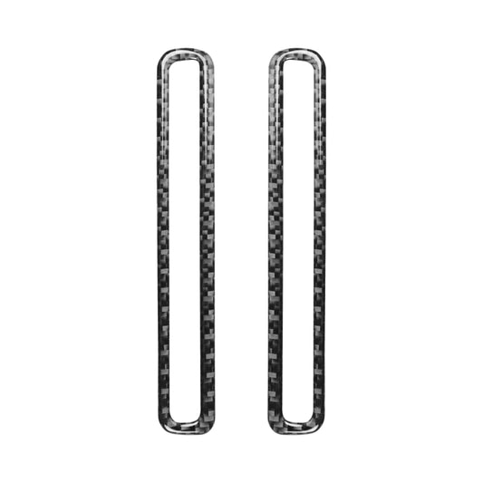 Carbon Fiber Car Door Air Outlet Decorative Sticker for Dodge Challenger 2015 to Now, Left Driving, Door Air Outlet