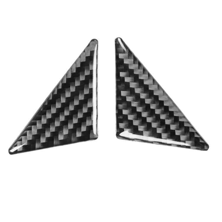 Carbon Fiber Car Left Right Side Window Posts Decorative Sticker for Dodge Challenger 2015 to Now, Left Driving, Left Right Side Window Posts