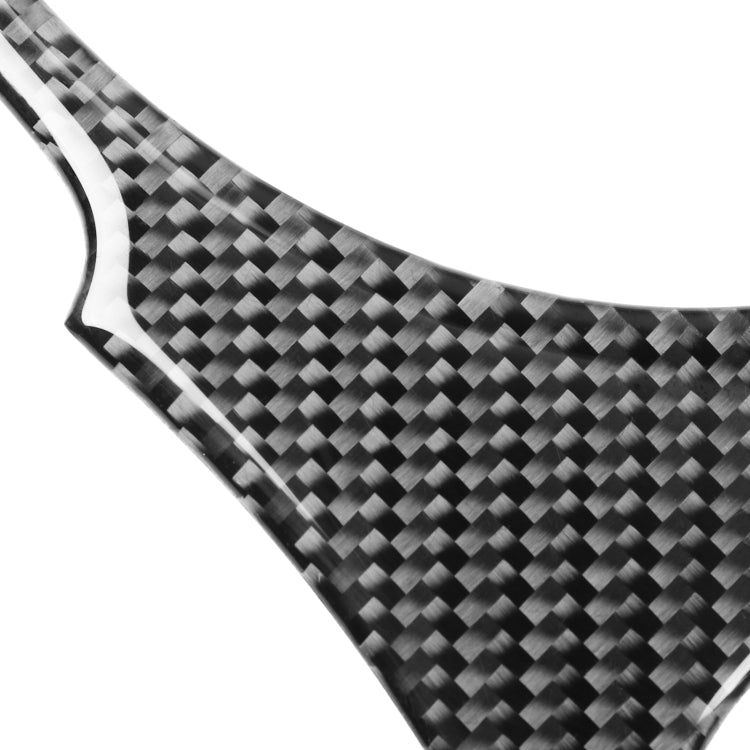 Carbon Fiber Car Central Control Instrument Large Panel Decorative Sticker for Dodge Challenger 2015 to Now, Left Driving, Central Control Instrument Large Panel