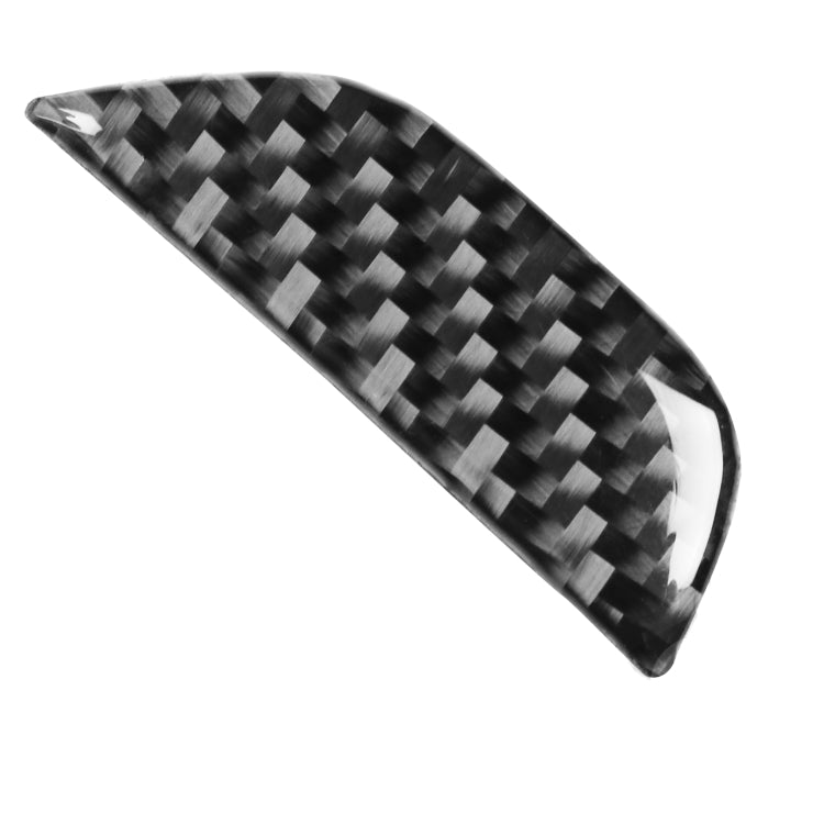 Carbon Fiber Car Central Control Armrest Storage Button Decorative Sticker for Dodge Challenger 2015 to Now, Left Driving, Central Control Armrest Storage Button