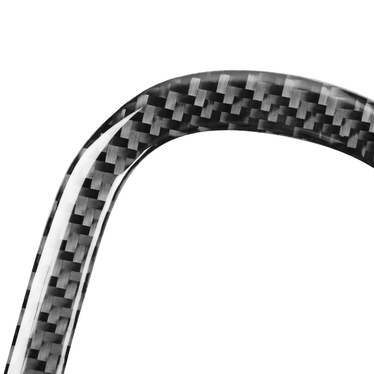 4 PCS / Set Carbon Fiber Car Seat Back Decorative Sticker for Dodge Challenger 2015 to Now, Left Driving, Seat Back