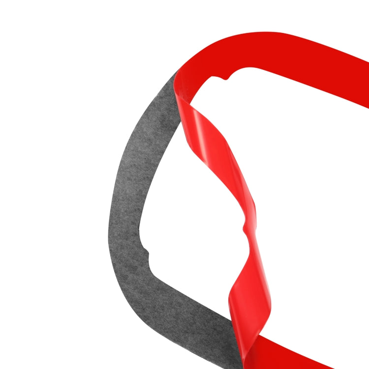 4 PCS / Set Carbon Fiber Car Seat Back Decorative Sticker for Dodge Challenger 2015 to Now, Left Driving, Seat Back