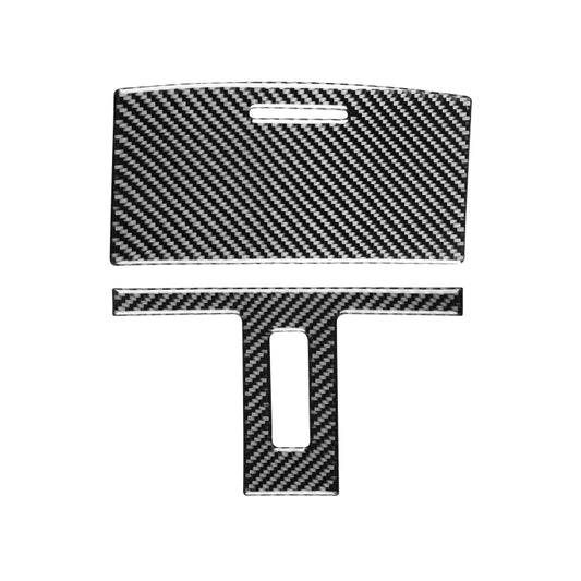 2 PCS / Set Carbon Fiber Car Reading Light Panel Decorative Sticker for Dodge Challenger 2015 to Now, Left Driving, Reading Light Panel