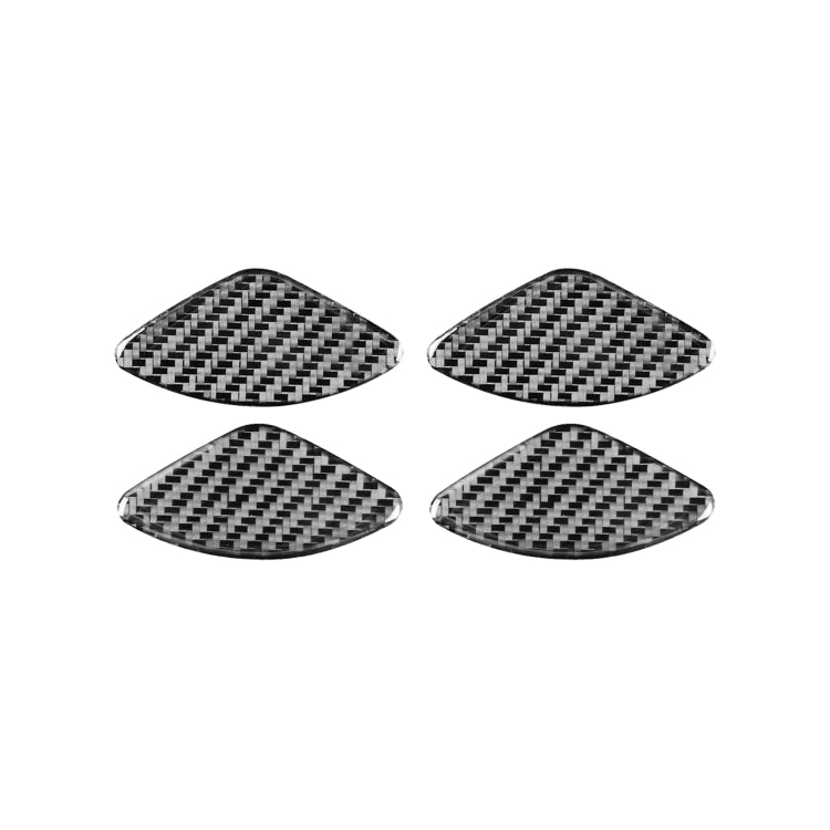 4 PCS / Set Carbon Fiber Car Inner Door Bowl Patch Decorative Sticker for Honda CRV 2007-2011,Left and Right Drive Universal, Inner Door Bowl Patch