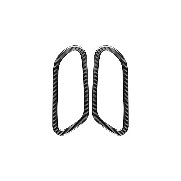 2 PCS / Set Carbon Fiber Car Inner Door Handle Decorative Sticker for Volkswagen Scirocco 2009-2016,Left and Right Drive Universal, Inner Door Handle