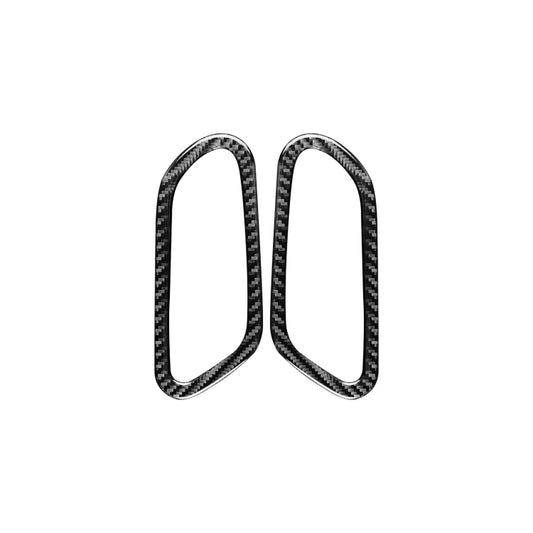 2 PCS / Set Carbon Fiber Car Inner Door Handle Decorative Sticker for Volkswagen Scirocco 2009-2016,Left and Right Drive Universal, Inner Door Handle