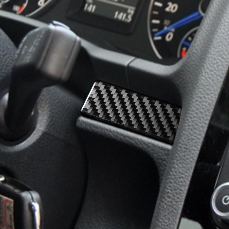 3 PCS / Set Carbon Fiber Car Dashboard Strip Decorative Sticker for Volkswagen Scirocco 2009-2016,Left Drive, Dashboard Strip,Left Drive