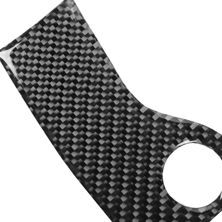 Carbon Fiber Car Headlight Switch Panel Decorative Sticker for Dodge Challenger 2015 to Now, Left Driving, Headlight Switch Panel