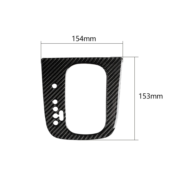 Carbon Fiber Car Gear A Decorative Sticker for Volkswagen Golf 6 2008-2012, Left Driving, Gear A, Left Driving
