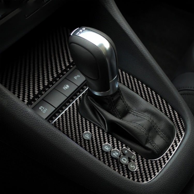 Carbon Fiber Car Gear A Decorative Sticker for Volkswagen Golf 6 2008-2012, Left Driving, Gear A, Left Driving