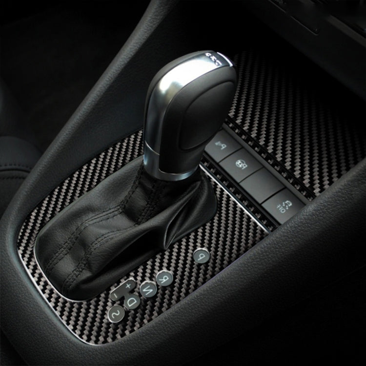 Carbon Fiber Car Gear A Decorative Sticker for Volkswagen Golf 6 2008-2012, Right Driving, Gear A, Right Driving