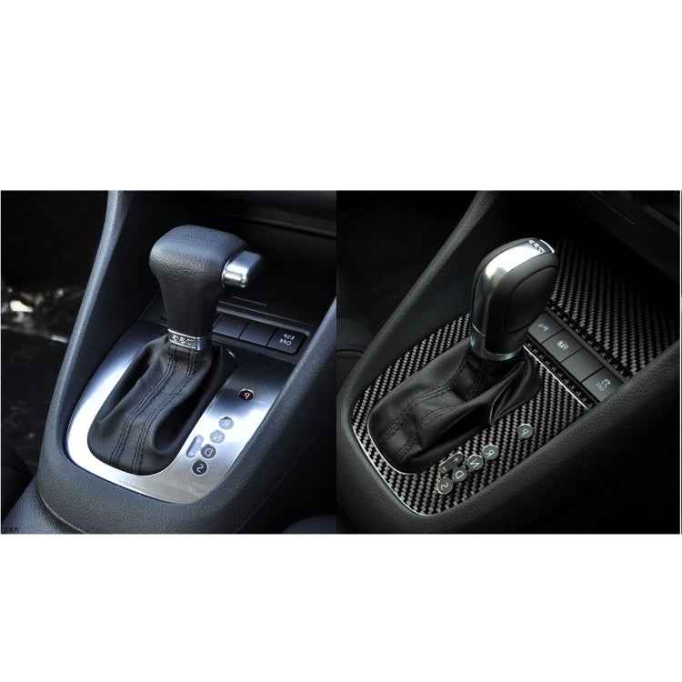 Carbon Fiber Car Gear A Decorative Sticker for Volkswagen Golf 6 2008-2012, Right Driving
