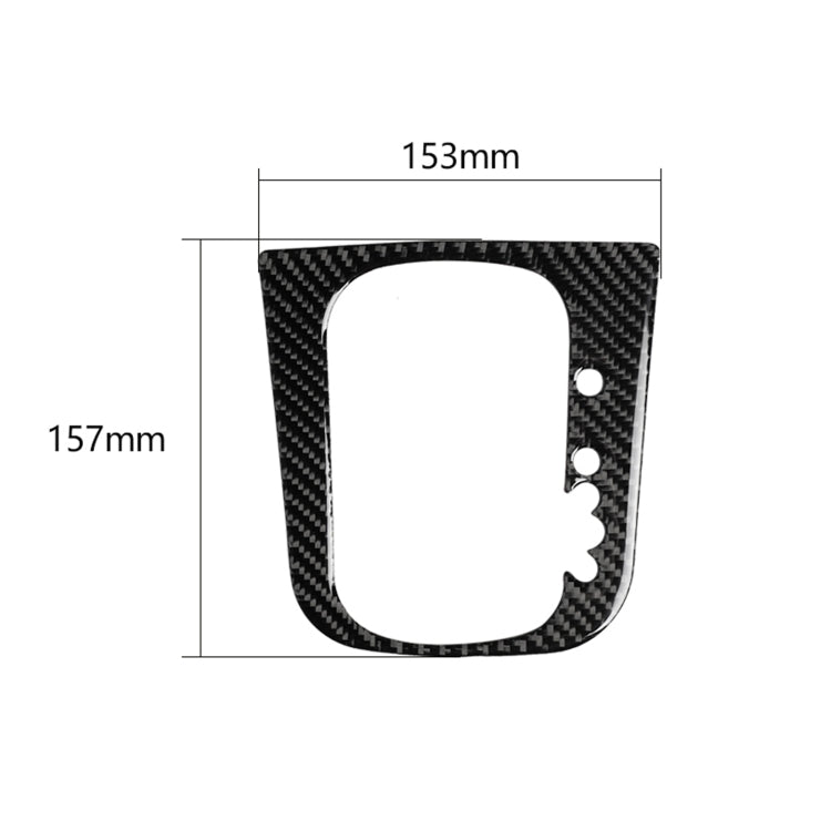 Carbon Fiber Car Gear B Decorative Sticker for Volkswagen Golf 6 2008-2012, Right Driving, Gear B, Right Driving