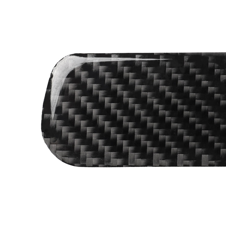 Carbon Fiber Car Central Control Strip Decorative Sticker for Volkswagen Golf 6 2008-2012, Left Driving