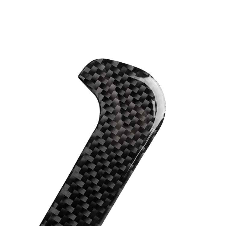 Carbon Fiber Car Central Control Strip Decorative Sticker for Volkswagen Golf 6 2008-2012, Right Driving