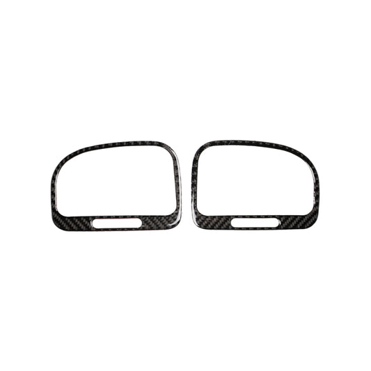 Carbon Fiber Car Left Right Air Outlet Decorative Sticker for Volkswagen Golf 6 2008-2012, Left Right Air Outlet