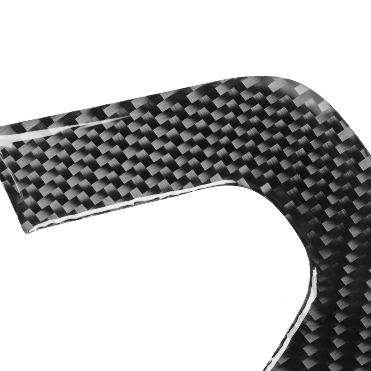 Carbon Fiber Car Steering Wheel Chin Decorative Sticker for Dodge Challenger 2015 to Now, Left Driving, Steering Wheel Chin