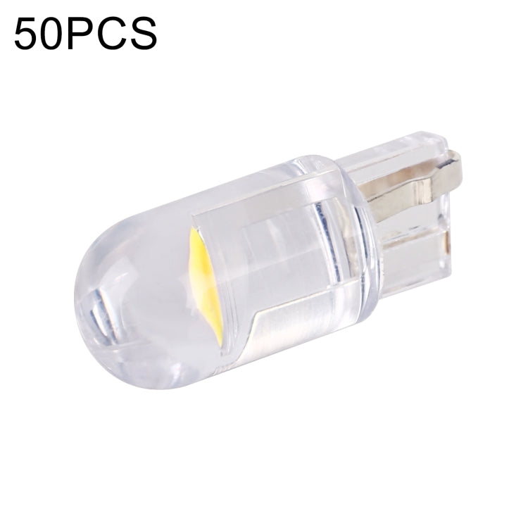 50pcs T10 DC24V / 0.36W / 0.03A Car Clearance Light COB Lamp Beads, DC24V (Ice Blue Light), DC24V (Blue Light), DC24V (Pink Light), DC24V (Green Light), DC24V (Red Light), DC24V (White Light), DC24V (Yellow Light)